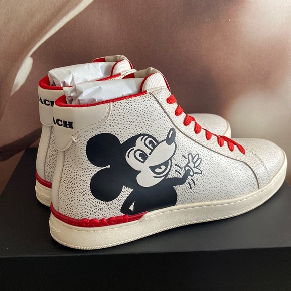 Coach Disney Mickey Mouse X Keith Haring Sneaker worn once. - Picture 2 of 9